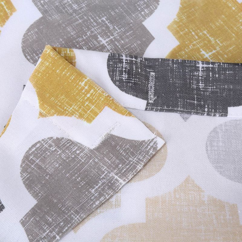 Quatrefoil Print Cotton Blend Fabric Shower Curtain, 2 of 6