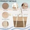 FATMOON Beach Tote Bag Waterproof Sandproof Mesh Swiming Pool Bag with Zipper for Summer Vacation - 4 of 4
