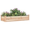 VidaXL Garden Raised Bed with Liner 47.2 in.x17.7 in.x9.8 in. Solid Wood Fir - 3 of 4