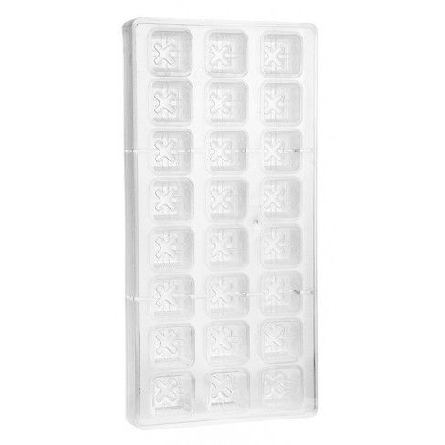 Polycarbonate Square Chocolate Mold 21 Cavities