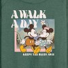 Women's - Disney - A Walk A Day Lightweight French Terry Wide Neck Long Sleeve Shirt - 2 of 4