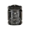 Embossed Tin Post Letter Box Black - Storied Home: Modern Metal Wall Decal, Matte Finish, 10.5" Length - 4 of 4