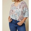 Women's Tie Dye Starburst Top - entro - 2 of 4