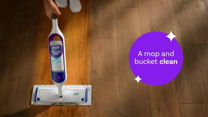 Swiffer Lavender Power Mop Floor Cleaning Solution, 2 of 18, play video