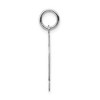Black Bow Jewelry 14k White Gold, Jersey Collection, Small Number 42 Pendant - 2 of 4
