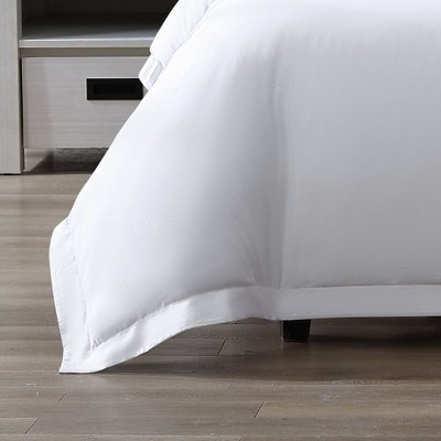 White Queen Ultra Sateen Cotton Duvet Cover Set