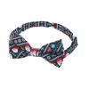 Jacob Alexander Men's Santa Claus Gifts Hearts Snowflakes Diagonal Pattern Pre-Tied Adjustable Banded Bow Tie - 2 of 2