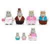 Li'l Woodzeez Pitterpotemus Hippo Family Small Figurines Wedding Set - 4 of 4