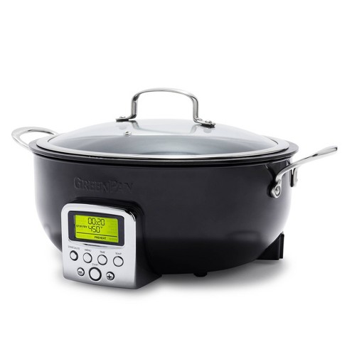 Elite 6-Quart Slow Cooker, Black