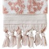 SKL Home SKL Home Mirage Fringe Bath Towel Blush: 100% Cotton, : Microfiber, Machine Washable, Non-Slip Backing - image 2 of 3