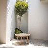 Moda Furnishings Acacia Wood Patio Outdoor Side Table - 3 of 4