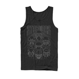 Men's Star Wars: The Rise of Skywalker Dark Side Streak Tank Top - 1 of 4