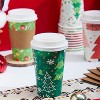 Joyfy 72-Pack Christmas Disposable Cups - 16oz Holiday Drinkware with Lids & Sleeves (8 Designs) for Hot/Cold Beverages - 3 of 4
