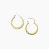 Sanctuary Project by sanctuaire Hammered Hoop Earrings Gold - 2 of 3