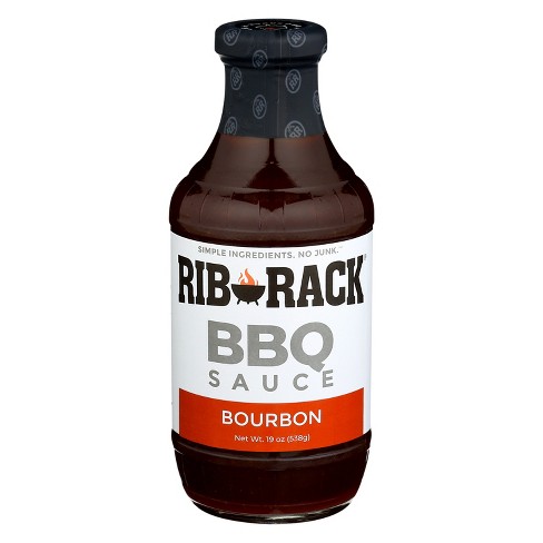 Rib Rack Bbq Sauce Southern Bourbon - Case Of 6 - 19 Oz : Target