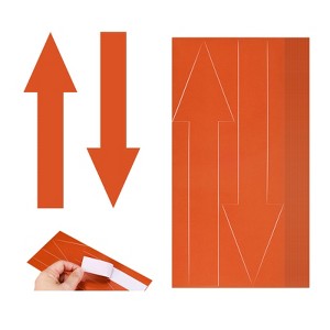 Unique Bargains PVC Self Adhesive Waterproof Office Marking Arrow Sticker 40 Pcs - 1 of 4
