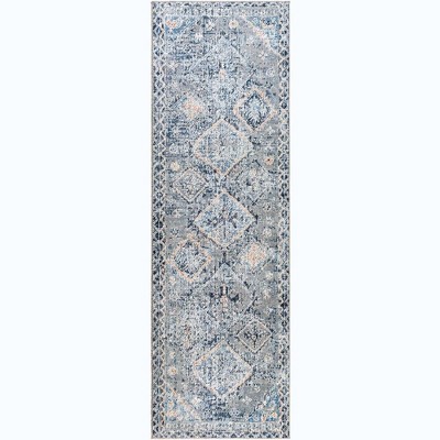Mark & Day Allen 2'6"x8' Runner Woven Indoor Area Rugs Navy
