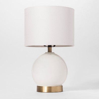 target white lamp shade