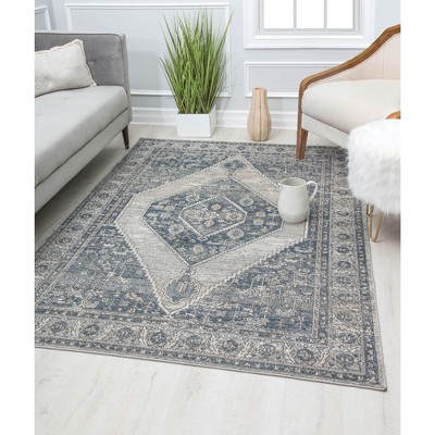 Rugs America Ludlow Md35d Mink Windsor Transitional Vintage Grey Area ...