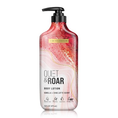Quiet & Roar Limited Edition Body Lotion - Vanilla & Chai Latte - 16 fl oz