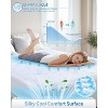 Aoibox Cooling Queen Size Mattress Protector 100% Waterproof Breathable Ultra Soft Noiseless Deep Pocket White - 3 of 4