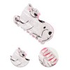 Unique Bargains Women's  Fashion Cute Dog Hair Clips 3.54"x1.97"x2.17" Black White 1 Pc - 3 of 3