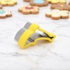 Unique Bargains Biscuit Cutter Medium Dolphin Cookie Cutter Hand Washable Stainless Steel Plastic 3.4"x2"1.6" 1Pcs - 2 of 4