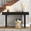 CAVINAS 52 inch Console Table with Rattan Accent,Retro Entryway Table with Storage Drawers for Living Room,Hallway - 2 of 4