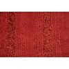 2pc Essence Nylon Washable Bathroom Rug Set Chili Red - Garland Rug: Machine Made, Non-Skid, Modern Stripe Design - 3 of 4