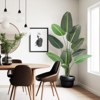 4FT Artificial Palm Tree Bird of Paradise Artificial Plant with 8 Trunks Natural Floor Plant Faux Banana Tree Home Office Living Room Green Decoratio - 2 of 4