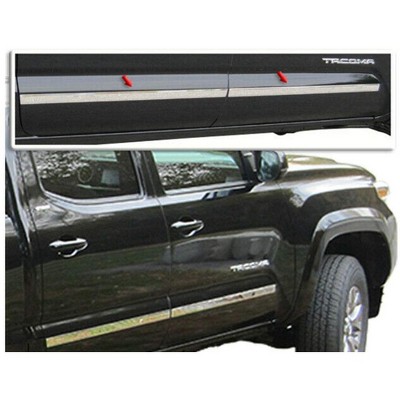 QAA is Compatible with 2016-2020 Toyota Tacoma 4 Piece Stainless Body Molding Insert Trim Kit, 1.5" Width MI16174