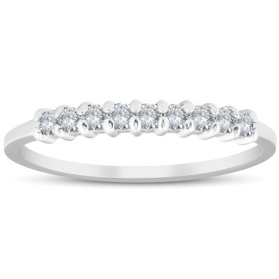 Pompeii3 1/4CT Diamond Wedding Ring 14K White Gold