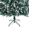 GlasFlength Artificial Trees Premium PVC Full Christmas Tree with Iron Stand Fashion Design for Holiday Decor, Green, 6.69"*6.69"*46.45" - 4 of 4