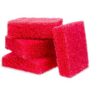 Evergreen Pet Supplies 4 Pack Aquarium Cleaner for Glass Walls - Aquarium Scrubber - H& Held Scraper Pad - Fish Tank Cleaning Sponge - 1 of 4