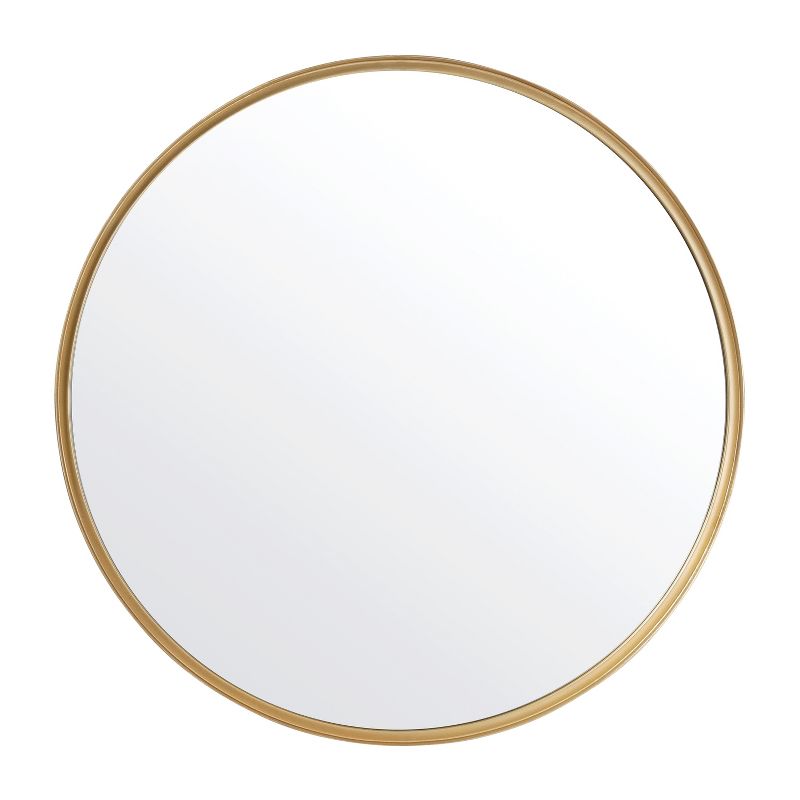 Merrick Lane Monaco Accent Wall Mirror with Metal Frame for Bathroom, Vanity, Entryway, Dining Room, & Living Room, 4 of 14
