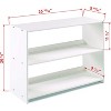 Donco LOUVER LOW LOFT BOOKCASE WHITE - 2 of 2