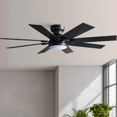 52 Inch 8 Blades Flush Mount Ceiling Fan