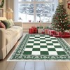 COZONY Machine Washable Boho Faux Wool Low Pile Area Rug - 4 of 4