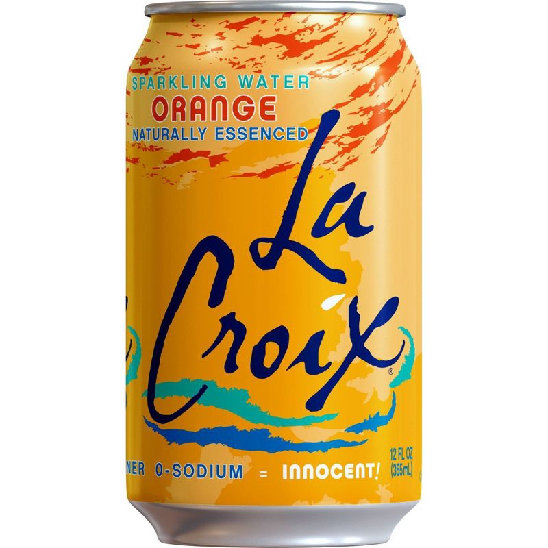 LaCroix Orange Sparkling Water - 8pk/12 fl oz Cans, 3 of 10