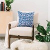 Deny Designs 26"x26" Schatzi Brown Brooke Ditsy Floral Throw Pillow Blue - 2 of 4