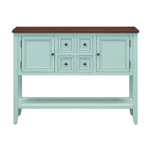 Bella Depot 46''W  Console Table with Four Drawers - 1 of 4