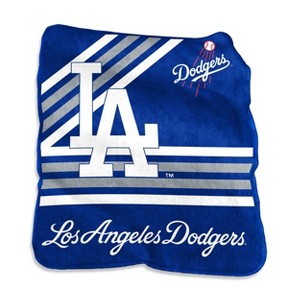 MLB Los Angeles Dodgers Raschel Throw Blanket - 1 of 1