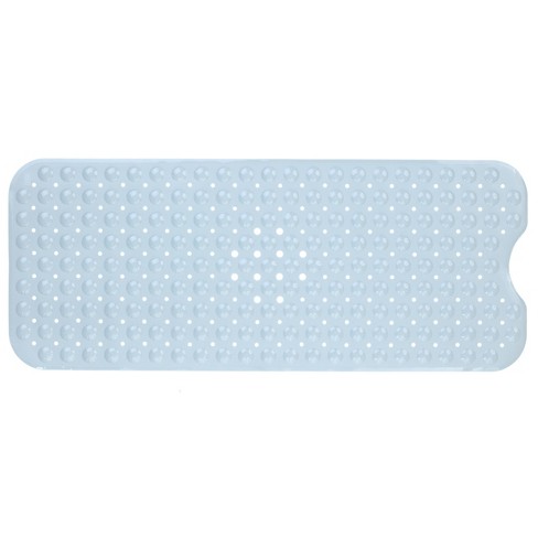 Slipx Solutions Xl Non-slip Bathtub Mat With Drain Holes Gray: Pvc ...