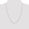 Black Bow Jewelry 0.7mm 10k Yellow Gold Solid Box Chain Lobster Clasp Necklace - 2 of 4