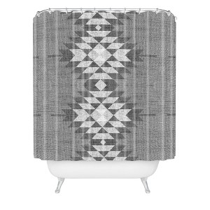 Holli Zollinger Diamond Shower Curtain Gray - Deny Designs - 1 of 4