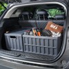 VEVOR Collapsible Storage Bins with Lids, 65L 3 Packs, Folding Plastic Stackable Utility Crates with Handles, Large Heavy Duty Containers - 2 of 4