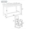 NicBex Dining Table Set for 4 Counter Height Dining Table Set with 4 Upholstered Chairs for Dining Room - 2 of 4