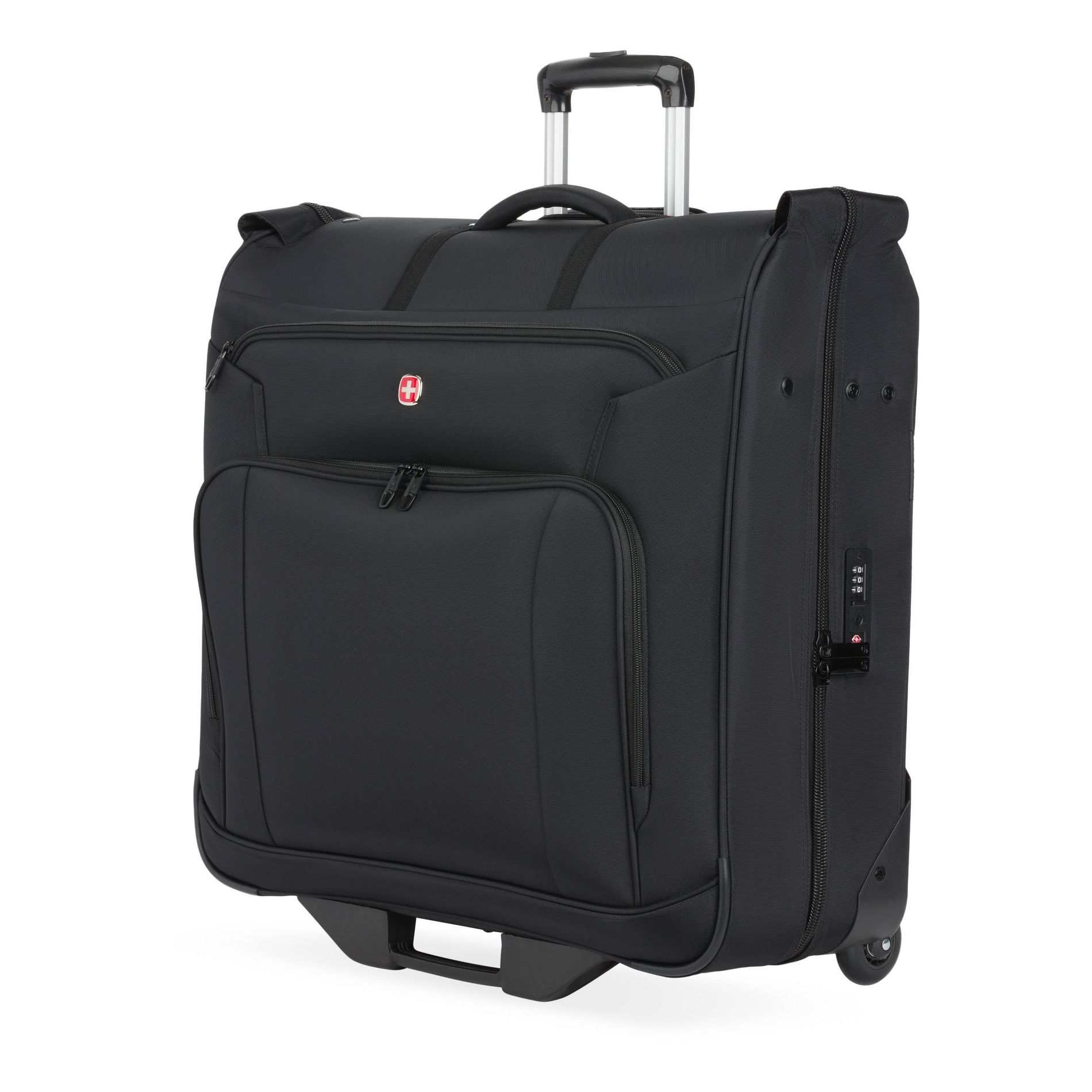 SWISSGEAR Zurich Garment Bag - Black: Softside Spinner Luggage