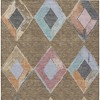 Brown Mauve And Charcoal Geometric Washable Indoor Outdoor Area Rug - 4 of 4
