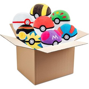 Pokemon 5" Poke Ball Plush Mystery Blind Box 3-Pack- Receive 3 of 8 Assorted Pokeball Toy Styles- Officially Licensed- Gift for Kids, Boys, Girls - 2+ - 1 of 4